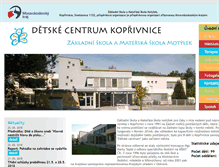 Tablet Screenshot of detske-centrum.cz